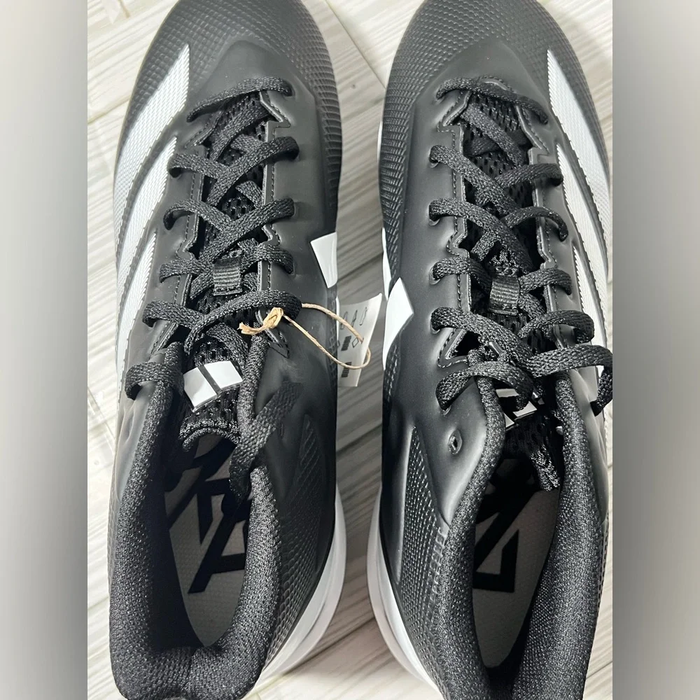 Adidas‎ Adizero impact .2 molded rubber men’s football cleats IF5102 black 11.5